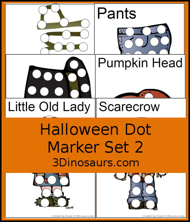 Halloween: Dot Marker Pages