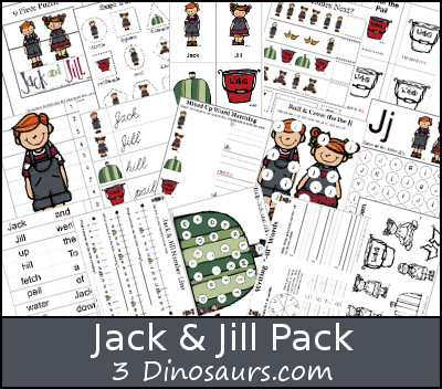Free Jack & Jill Pack - 3Dinosaurs.com