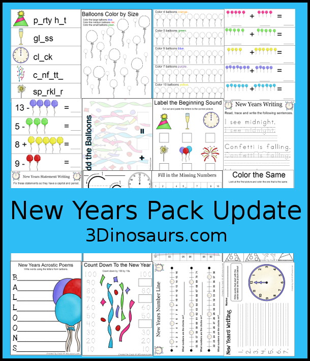 New Years Printables