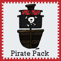 Free Pirate Pack - over 75 pages of activities - 3Dinosaurs.com