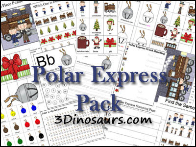 Free Polar Express Pack - 3Dinosaurs.com