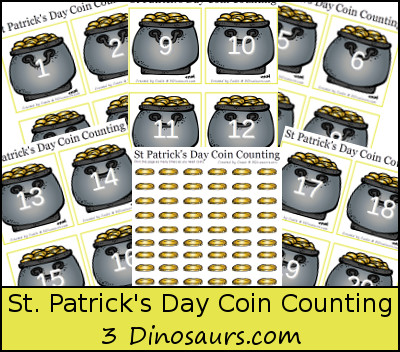 Free St Patrick's Day Coin Counting Printable