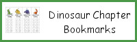 Dinosaur Chapter Bookmarks