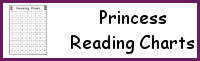 Princess Themed Reading Charts