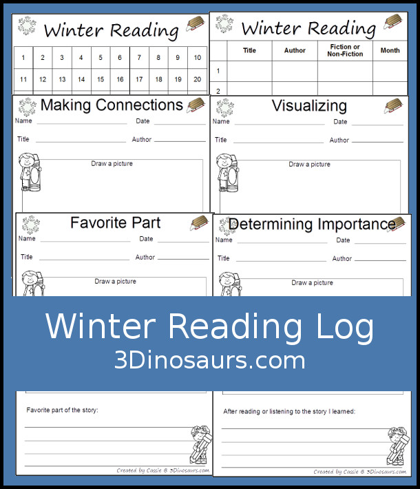 Winter Reading Charts