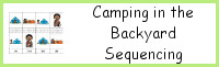Sequencing Mini: Camping in the Backyard Printables
