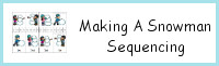Sequencing Mini: Making A Snowman 