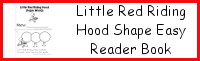 Little Red Riding Hood Shape Easy Reader Book