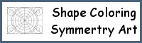 Shape Coloring Symmetry Art