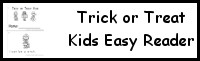 Trick or Treat Kids Easy Reader Book