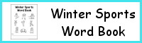 Winter Sports Word Book
