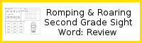 Romping & Roaring Second Grade Sight Words: Review Page