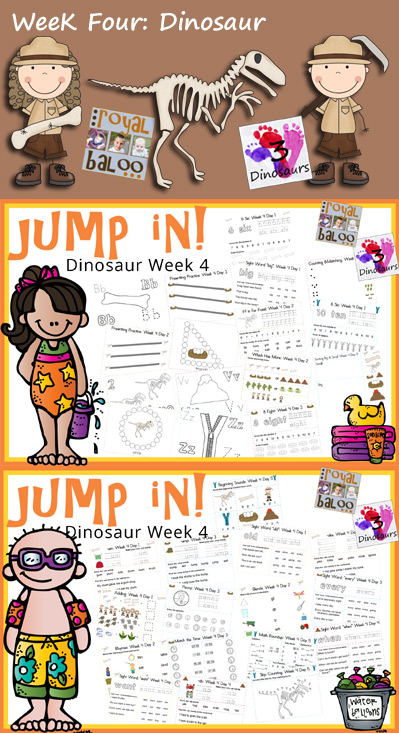 Jump In To Summer: Dinosaur Week 4
