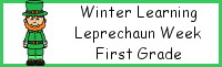 Winter Learning: First Grade Leprechaun Weekly Pack