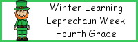 Winter Learning: Fourth Grade Leprechaun Weekly Pack