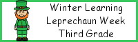 Winter Learning: Third Grade Leprechaun Weekly Pack
