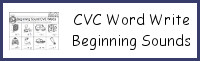 CVC Words Write the Beginning Sounds