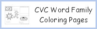 CVC Word Family Coloring Pages