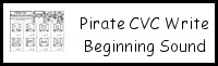 Pirate CVC Words Write Beginning Sounds
