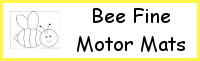 Bee Fine Motor Mat Printables