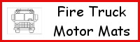 Fire Truck Fine Motor Mat
