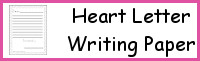 Heart Letter Writing Paper