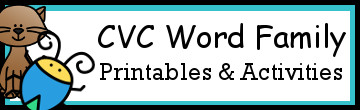CVC Word Family Activities & Printables