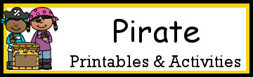 Pirate Themed Printables and Activities