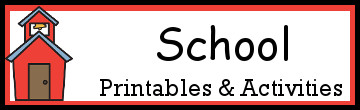 School Themed Activities and Printables