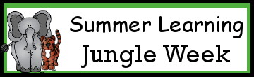 Jungle Animals Weekly Packs – Prek to 4th Grade