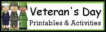 Veteran's Day Activities & Printables
